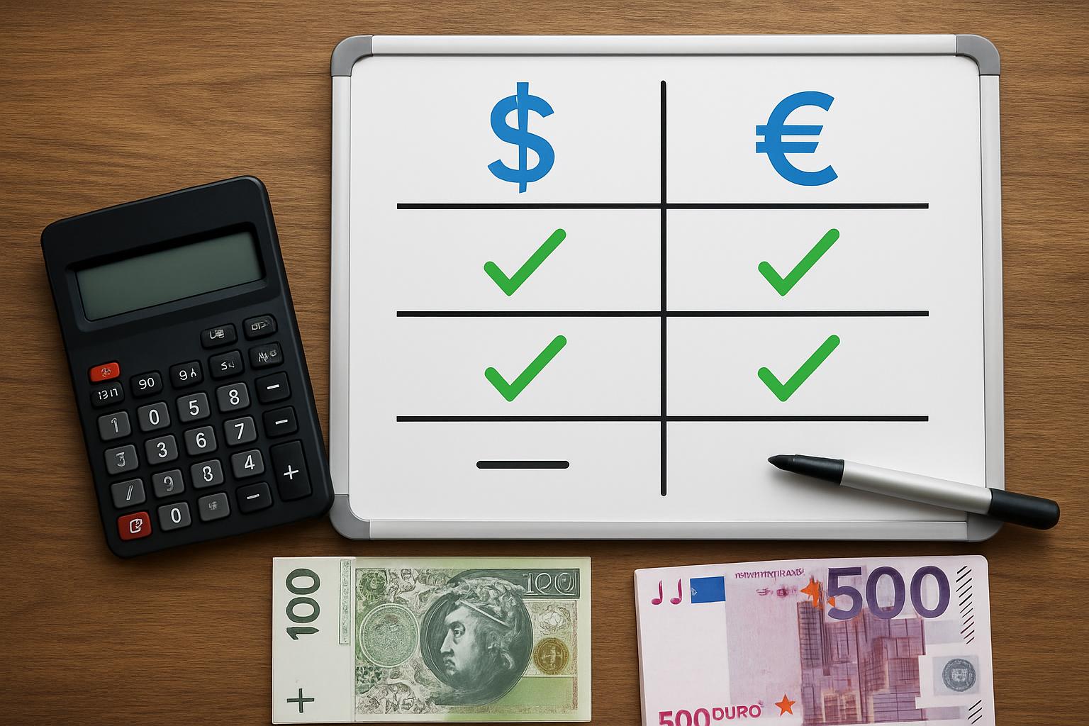 Czy warto mieć konto walutowe?. Tabela: krótkie porównanie elementów kont walutowych Czy warto mieć konto walutowe?. Tabela: krótkie porównanie elementów kont walutowych