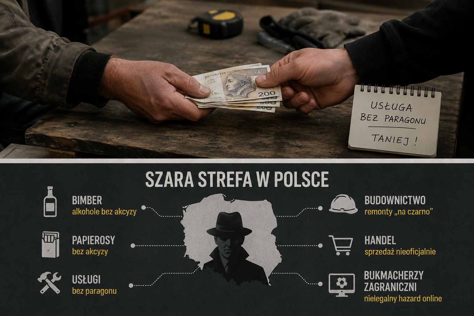 szara strefa schemat